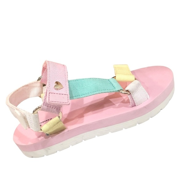 Women’s Stoney Clover Lane x Target Sport Sandals Pastel Shoes Size 9 - Picture 1 of 5